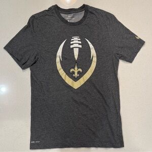 Nike Women New Orleans Saints Drifit T-Shirt Small